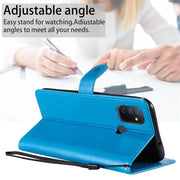 Custodia in pelle a ribalta orizzontale antiurto con motivo a goffratura Cat Bee con supporto, slot per schede e portafoglio, For OnePlus Nord N100 5G