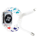Cinturino per orologio con cordoncino intrecciato, For Apple Watch Ultra 49mm / Series 8&7 45mm / SE 2&6&SE&5&4 44mm / 3&2&1 42mm, For Apple Watch Series 8&7 41mm / SE 2&6&SE&5&4 40mm / 3&2&1 38mm                                                        ...