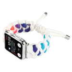 Cinturino per orologio con cordoncino intrecciato, For Apple Watch Ultra 49mm / Series 8&7 45mm / SE 2&6&SE&5&4 44mm / 3&2&1 42mm, For Apple Watch Series 8&7 41mm / SE 2&6&SE&5&4 40mm / 3&2&1 38mm                                                        ...