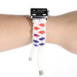 Cinturino per orologio con cordoncino intrecciato, For Apple Watch Ultra 49mm / Series 8&7 45mm / SE 2&6&SE&5&4 44mm / 3&2&1 42mm, For Apple Watch Series 8&7 41mm / SE 2&6&SE&5&4 40mm / 3&2&1 38mm                                                        ...