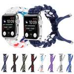Cinturino per orologio con cordoncino intrecciato, For Apple Watch Ultra 49mm / Series 8&7 45mm / SE 2&6&SE&5&4 44mm / 3&2&1 42mm, For Apple Watch Series 8&7 41mm / SE 2&6&SE&5&4 40mm / 3&2&1 38mm                                                        ...