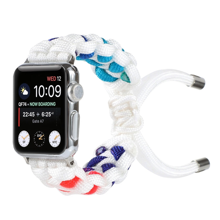 Cinturino per orologio con cordoncino intrecciato, For Apple Watch Ultra 49mm / Series 8&7 45mm / SE 2&6&SE&5&4 44mm / 3&2&1 42mm, For Apple Watch Series 8&7 41mm / SE 2&6&SE&5&4 40mm / 3&2&1 38mm                                                        ...