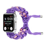 Cinturino per orologio con cordoncino intrecciato, For Apple Watch Ultra 49mm / Series 8&7 45mm / SE 2&6&SE&5&4 44mm / 3&2&1 42mm, For Apple Watch Series 8&7 41mm / SE 2&6&SE&5&4 40mm / 3&2&1 38mm                                                        ...