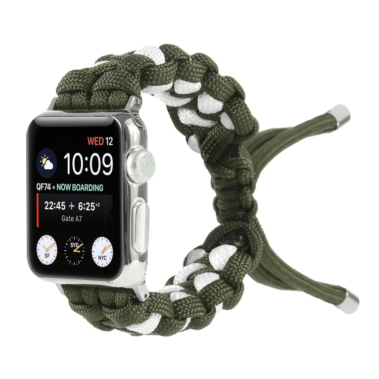 Cinturino per orologio con cordoncino intrecciato, For Apple Watch Ultra 49mm / Series 8&7 45mm / SE 2&6&SE&5&4 44mm / 3&2&1 42mm, For Apple Watch Series 8&7 41mm / SE 2&6&SE&5&4 40mm / 3&2&1 38mm                                                        ...