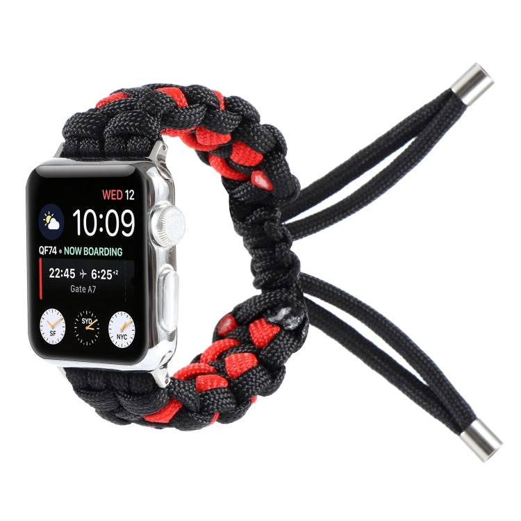 Cinturino per orologio con cordoncino intrecciato, For Apple Watch Ultra 49mm / Series 8&7 45mm / SE 2&6&SE&5&4 44mm / 3&2&1 42mm, For Apple Watch Series 8&7 41mm / SE 2&6&SE&5&4 40mm / 3&2&1 38mm                                                        ...