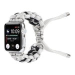 Cinturino per orologio con cordoncino intrecciato, For Apple Watch Ultra 49mm / Series 8&7 45mm / SE 2&6&SE&5&4 44mm / 3&2&1 42mm, For Apple Watch Series 8&7 41mm / SE 2&6&SE&5&4 40mm / 3&2&1 38mm                                                        ...