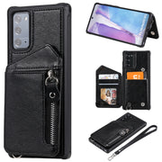 Custodia portafoglio con cerniera per Samsung Galaxy S20 FE