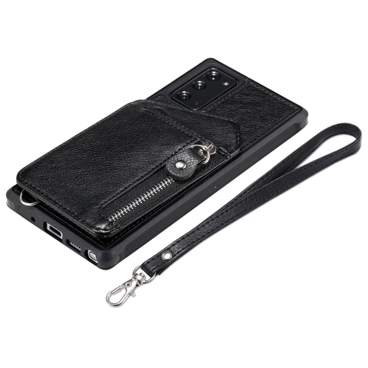 Custodia portafoglio con cerniera per Samsung Galaxy S20 FE
