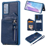 Custodia portafoglio con cerniera per Samsung Galaxy S20 FE