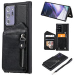 Custodia portafoglio con cerniera per Samsung Galaxy S20 FE