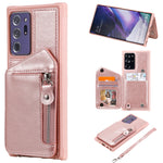 Custodia portafoglio con cerniera per Samsung Galaxy S20 FE