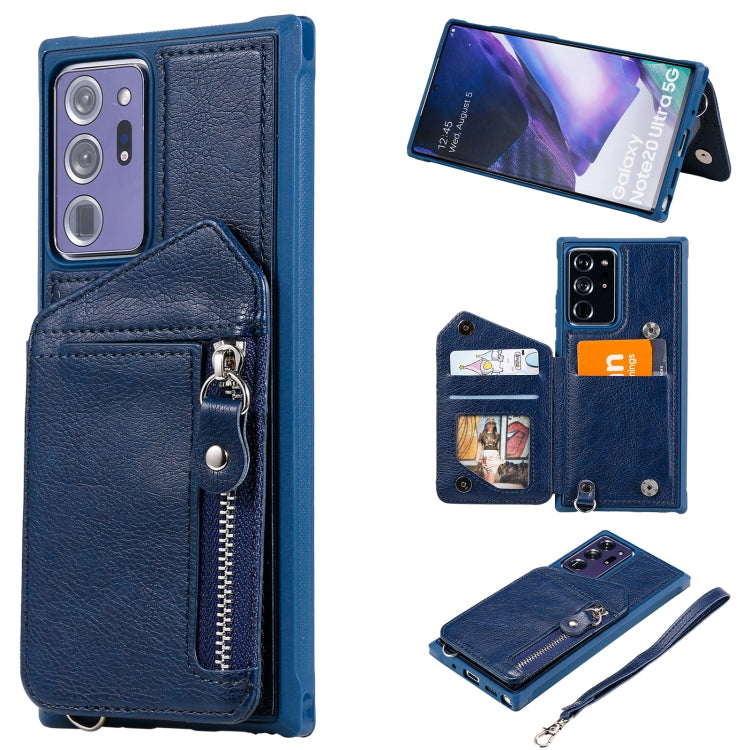 Custodia portafoglio con cerniera per Samsung Galaxy S20 FE