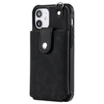 Custodia protettiva iPhone 12 con specchio e slot carte