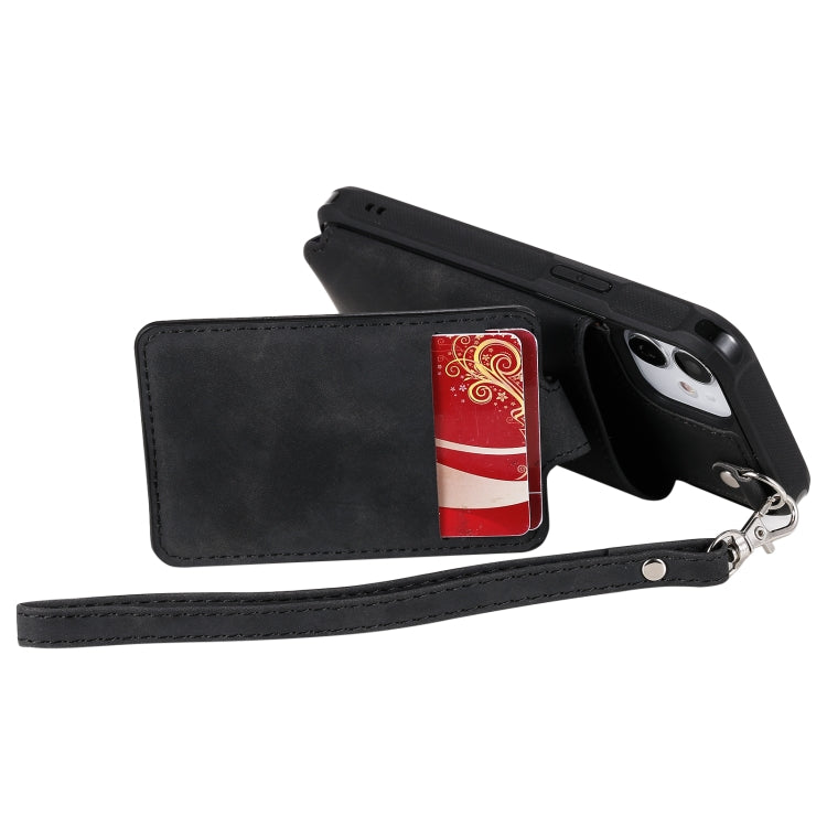 Custodia protettiva iPhone 12 con specchio e slot carte
