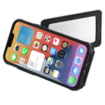 Custodia protettiva iPhone 12 con specchio e slot carte