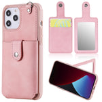 Custodia protettiva iPhone 12 con specchio e slot carte