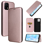 Struttura in fibra di carbonio Flip orizzontale magnetico Custodia in pelle TPU + PC + PU con slot per schede, For Huawei nova 8 5G, For vivo Y52s 5G / iQOO U3