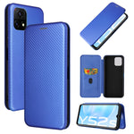 Struttura in fibra di carbonio Flip orizzontale magnetico Custodia in pelle TPU + PC + PU con slot per schede, For Huawei nova 8 5G, For vivo Y52s 5G / iQOO U3