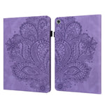 Custodia in pelle flip orizzontale con motivo in rilievo pavone TPU + PU con supporto e slot per carte e portafoglio e funzione sleep / wake-up, For Huawei Mediapad Enjoy Tablet 2 10.1, For Huawei MediaPad M5 lite 10.1, For Huawei MatePad 10.4         ...