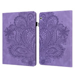 Custodia in pelle flip orizzontale con motivo in rilievo pavone TPU + PU con supporto e slot per carte e portafoglio e funzione sleep / wake-up, For Huawei Mediapad Enjoy Tablet 2 10.1, For Huawei MediaPad M5 lite 10.1, For Huawei MatePad 10.4         ...
