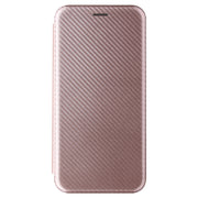 Struttura in fibra di carbonio Flip orizzontale magnetico Custodia in pelle TPU + PC + PU con slot per schede, For Xiaomi Mi 11