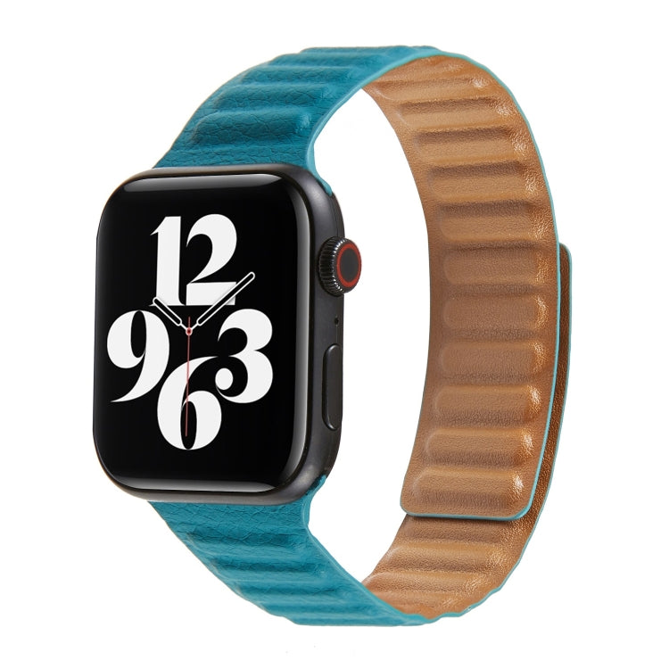 Cinturino in pelle Loop per Apple Watch Series 6 e SE e 5 e 4 40 mm / 3 e 2 e 1 38 mm, For Apple Watch Series 7 41mm / 6 & SE & 5 & 4 40mm / 3 & 2 & 1 38mm