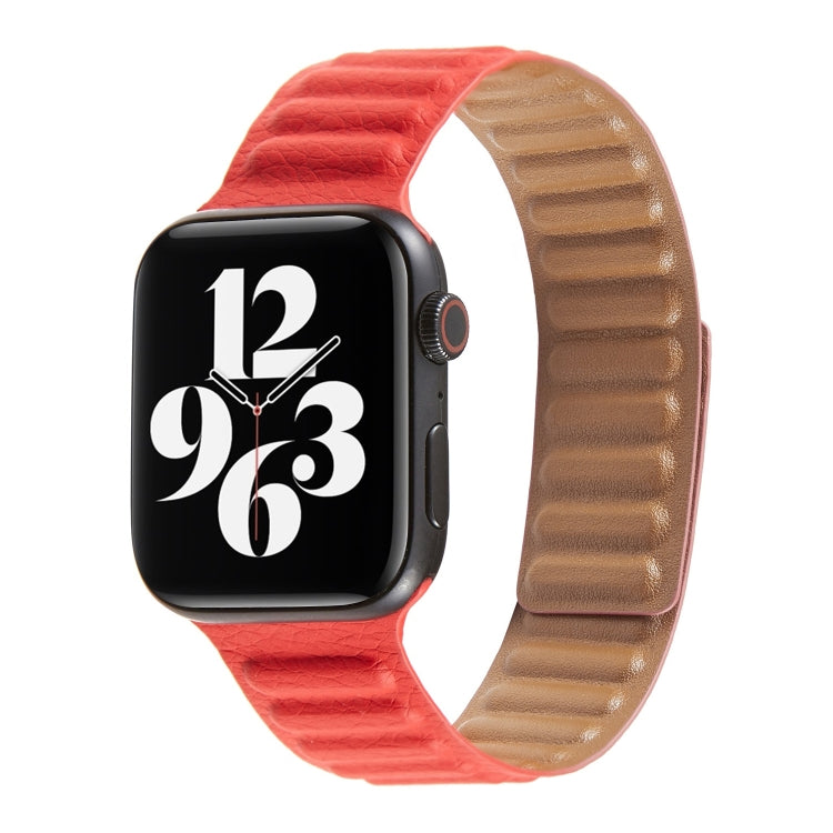 Cinturino in pelle Loop per Apple Watch Series 6 e SE e 5 e 4 40 mm / 3 e 2 e 1 38 mm, For Apple Watch Series 7 41mm / 6 & SE & 5 & 4 40mm / 3 & 2 & 1 38mm