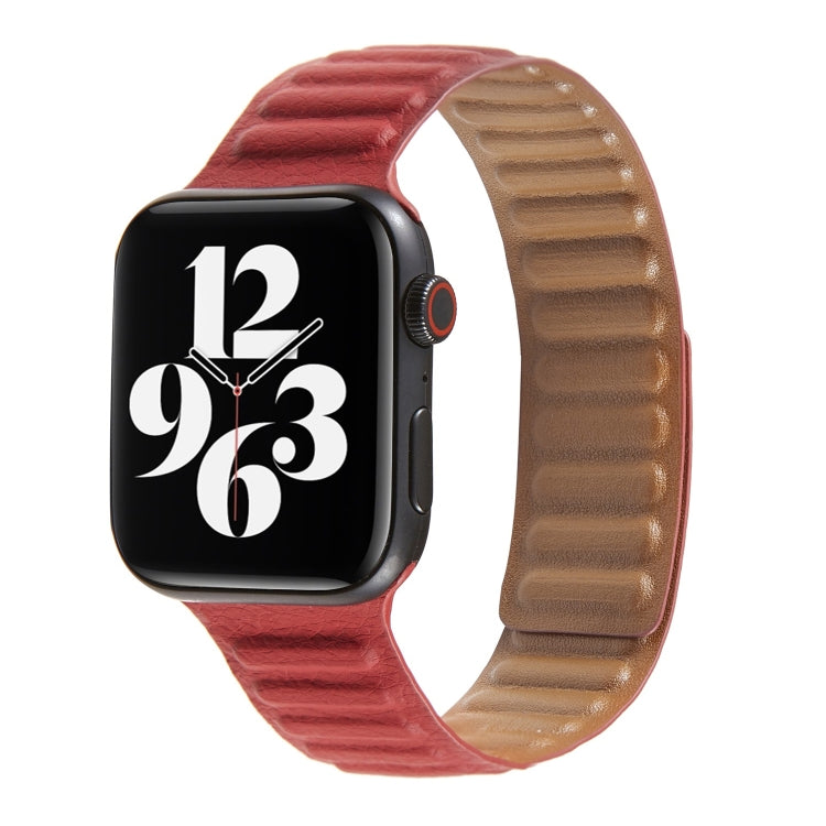 Cinturino in pelle Loop per Apple Watch Series 6 e SE e 5 e 4 40 mm / 3 e 2 e 1 38 mm, For Apple Watch Series 7 41mm / 6 & SE & 5 & 4 40mm / 3 & 2 & 1 38mm