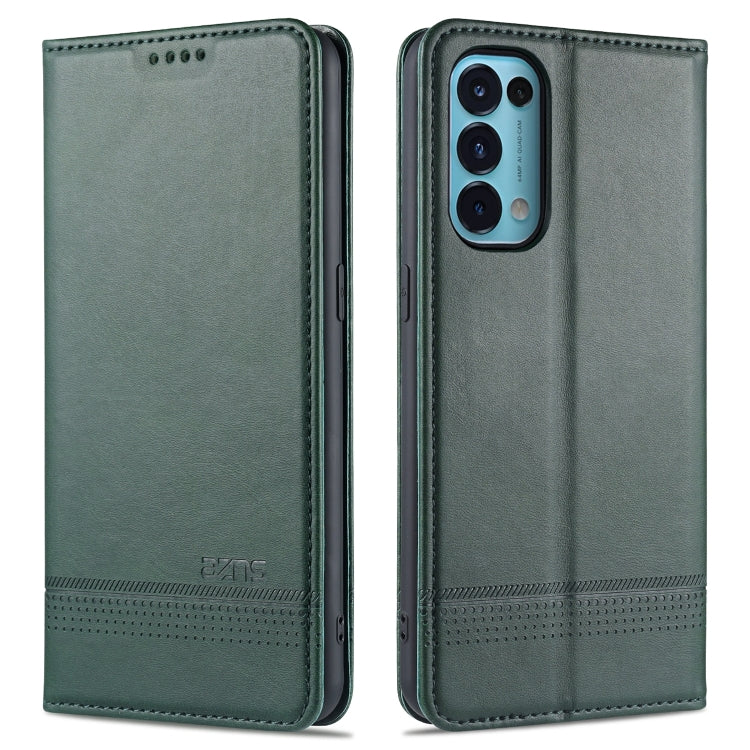 Custodia portafoglio in pelle con slot carte per Oppo Reno5 5G
