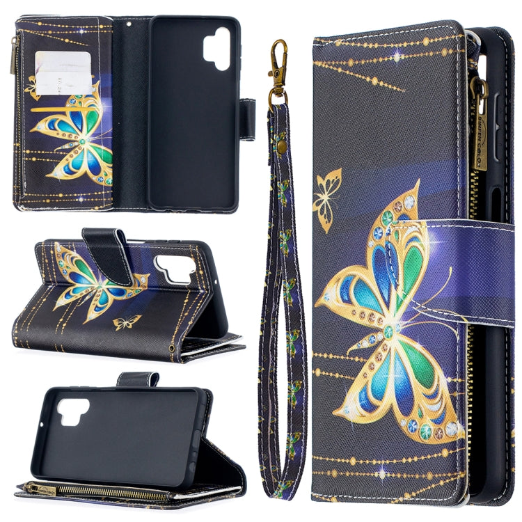 Custodia portafoglio in pelle con cerniera per Samsung Galaxy A52