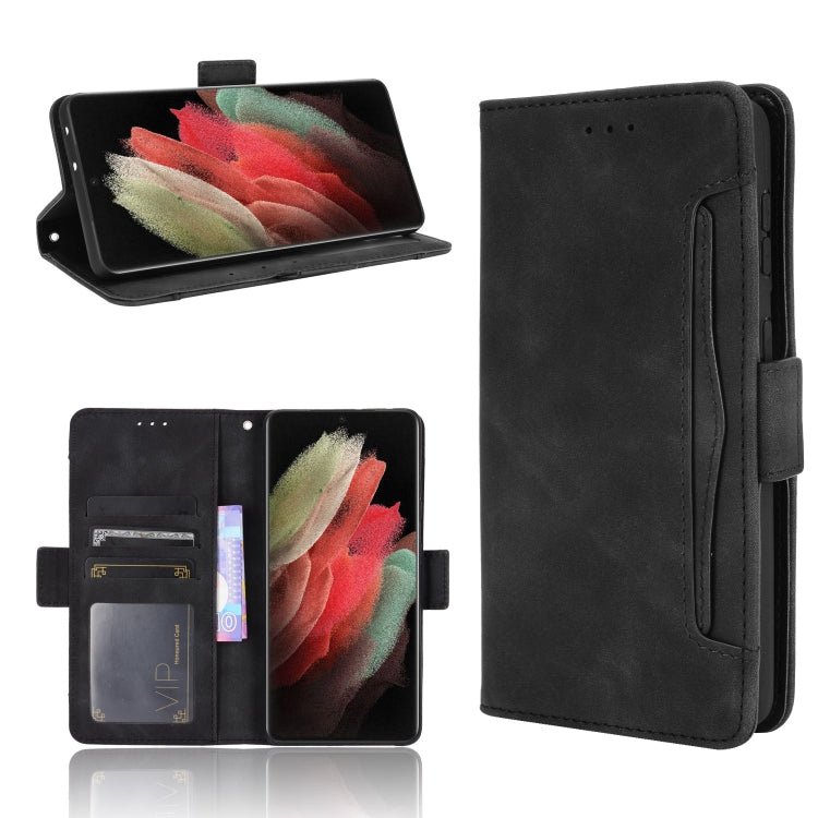 Custodia portafoglio in pelle con slot carte per Galaxy S21 Ultra
