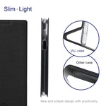 Custodia portafoglio in pelle TPU con slot carte per Asus Zenfone