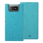 Custodia portafoglio in pelle TPU con slot carte per Asus Zenfone