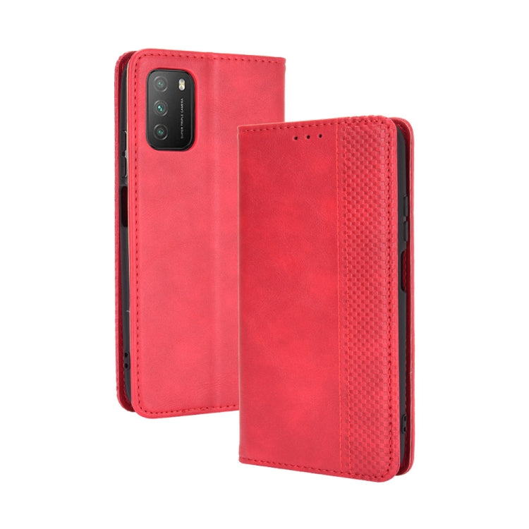 Custodia portafoglio in pelle con fibbia magnetica per Xiaomi Poc