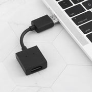 Adattatore convertitore linea di estensione placcato oro ruotabile da maschio a femmina HDMI 4K