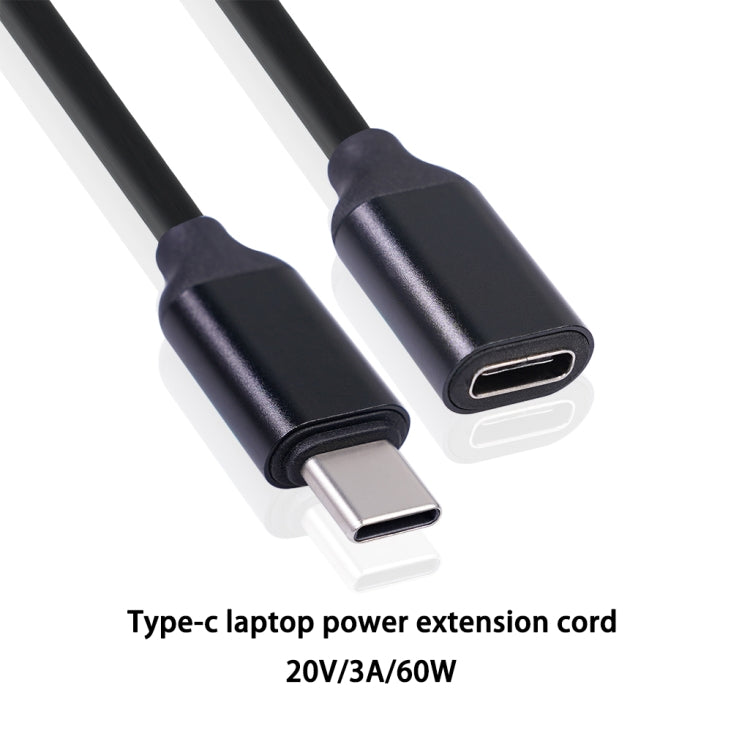 Cavo alimentazione USB-C PD maschio-femmina 0.5-1.5m