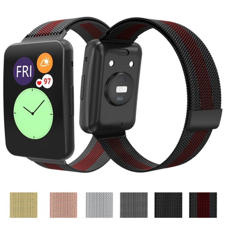 Per Huawei Watch Fit cinturino di ricambio milanese cinturino
