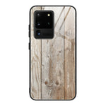 Custodia vetro effetto legno per Samsung Galaxy S20 Ultra