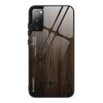 Custodia vetro effetto legno per Samsung Galaxy S20 Ultra