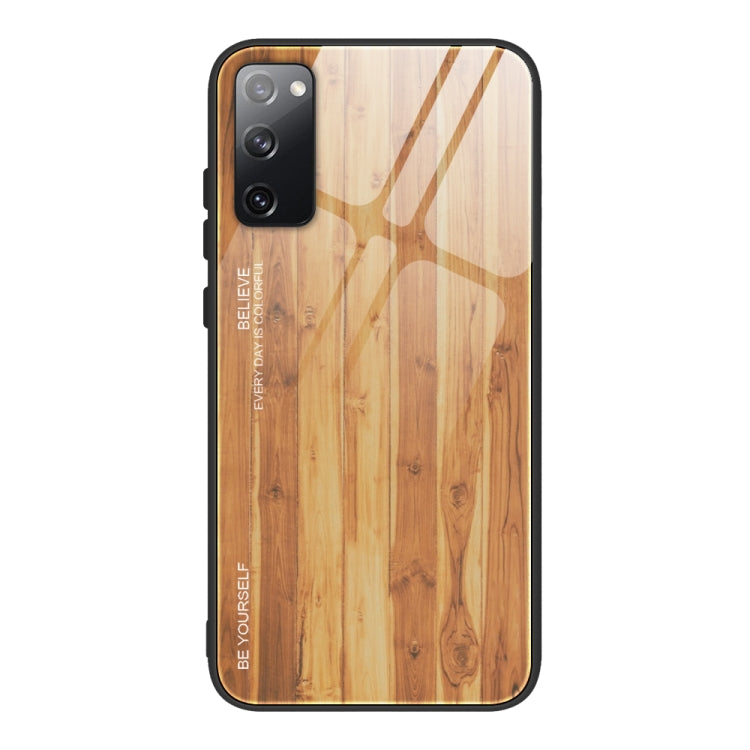 Custodia vetro effetto legno per Samsung Galaxy S20 Ultra