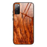 Custodia vetro effetto legno per Samsung Galaxy S20 Ultra