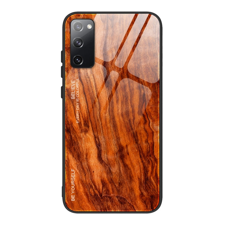 Custodia vetro effetto legno per Samsung Galaxy S20 Ultra
