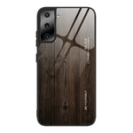 Custodia vetro effetto legno per Samsung Galaxy A21s