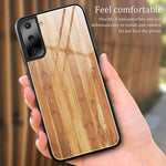 Custodia vetro effetto legno per Samsung Galaxy A21s