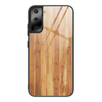 Custodia vetro effetto legno per Samsung Galaxy A21s