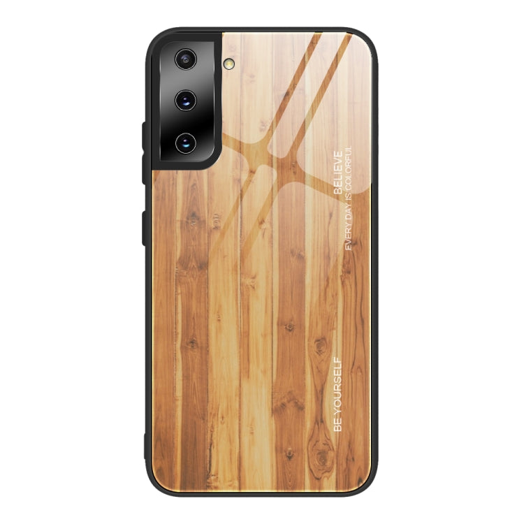 Custodia vetro effetto legno per Samsung Galaxy A21s