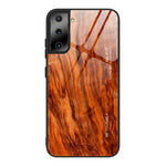 Custodia vetro effetto legno per Samsung Galaxy A21s