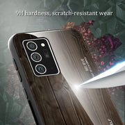 Custodia protettiva in vetro con venature del legno, For Samsung Galaxy Note20, For Samsung Galaxy Note20 Ultra, For Xiaomi Mi 10 Pro, For Xiaomi 10T / 10T Pro