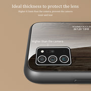 Custodia protettiva in vetro con venature del legno, For Samsung Galaxy Note20, For Samsung Galaxy Note20 Ultra, For Xiaomi Mi 10 Pro, For Xiaomi 10T / 10T Pro