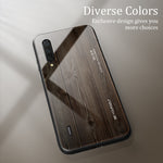 Custodia vetro effetto legno per Xiaomi Redmi Note 9S